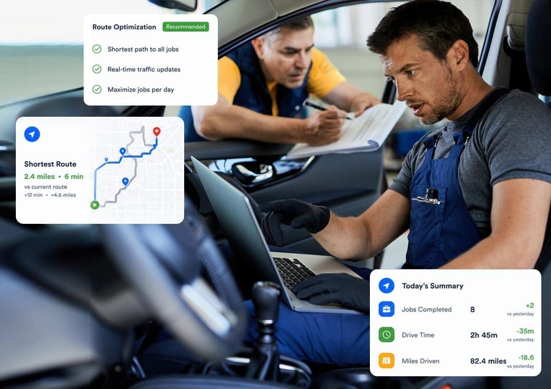 Route planning and navigation efficiency on a screen